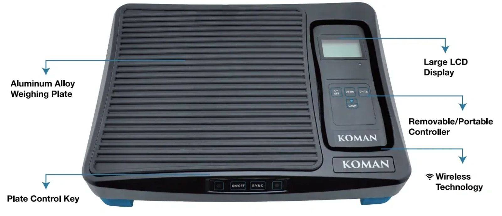 KM-RF100 Wireless Charging Scale